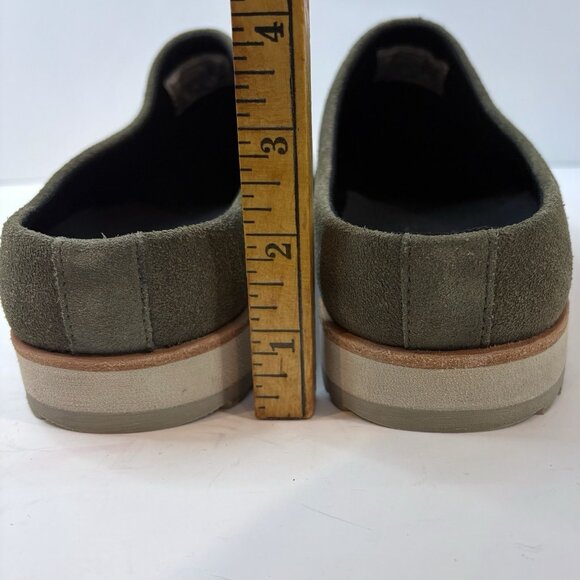 Merrell Olive Green Suede Mules - Picture 9 of 9